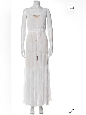 Escada V-Neck Long Dress size small